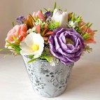 IN STOCK, Bucket XL with 9 soap flowers, mix 2